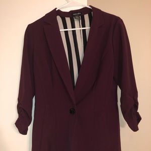 Wine colored Blazer